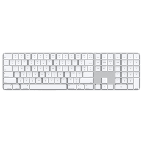 Bàn phím Apple Magic Keyboard 2024 Type-C có Touch ID và phím số Numeric Keypad - Chính hãng