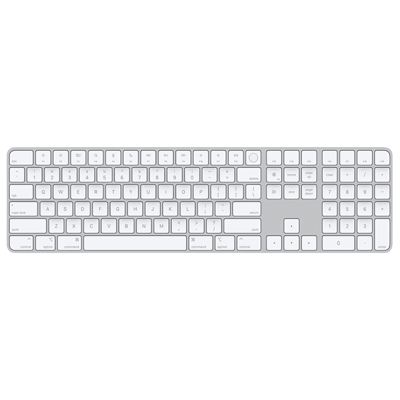 Bàn phím Bluetooth Apple Magic Keyboard 2024 Type-C có Touch ID và phím số Numeric Keypad Black - Chính hãng