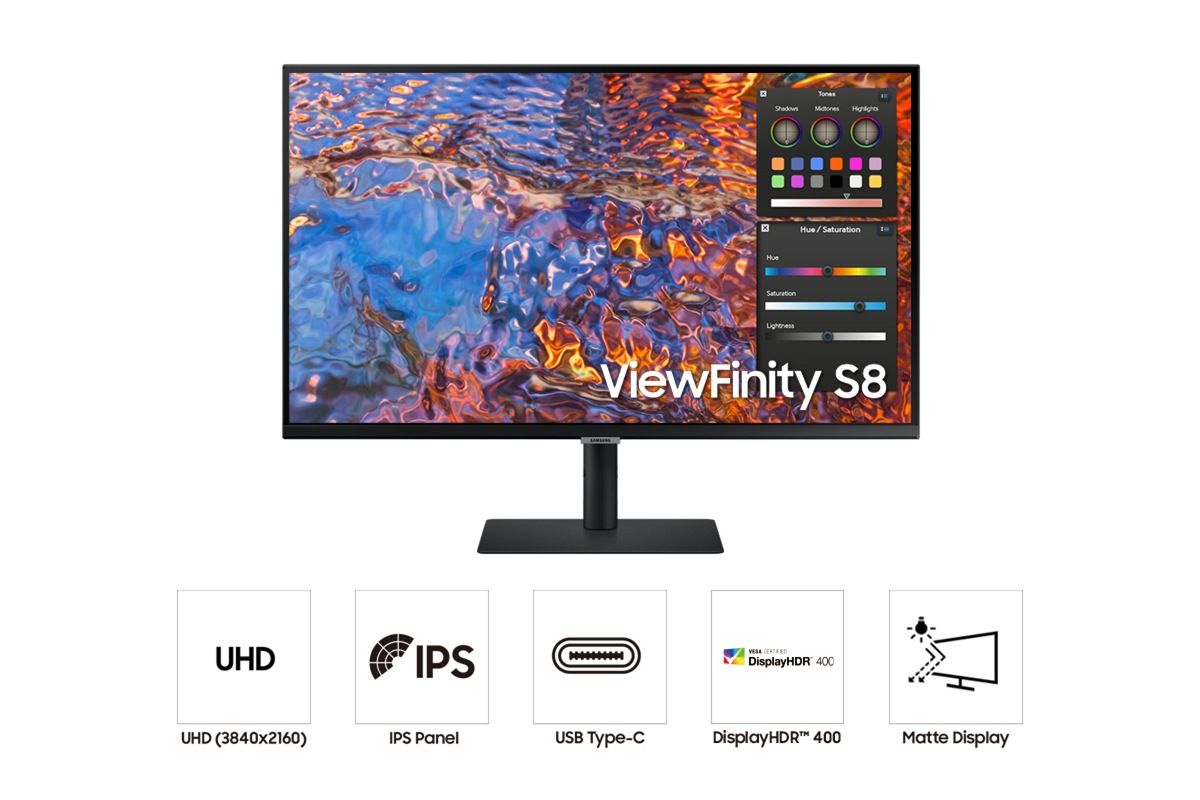 Màn hình đồ họa Samsung 27 inch ViewFinity S8 LS27B800PXEXXV