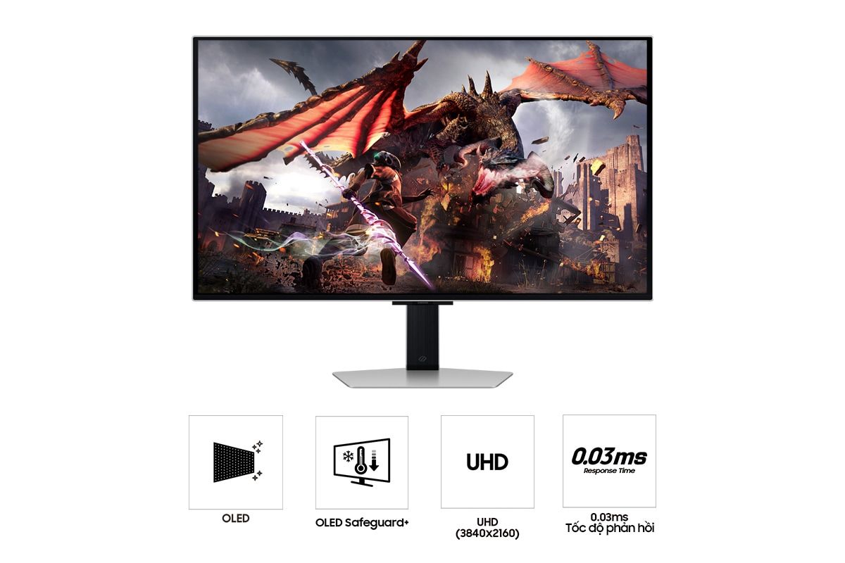 Màn hình Gaming Samsung 32 inch Odyssey OLED G8 G80SD LS32DG802SEXXV