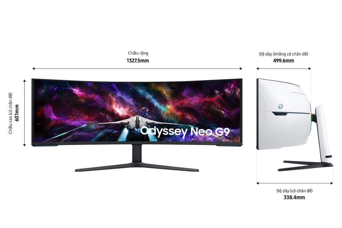 Màn hình Gaming Samsung 57 inch Odyssey Neo G9 G95NC LS57CG952NEXXV