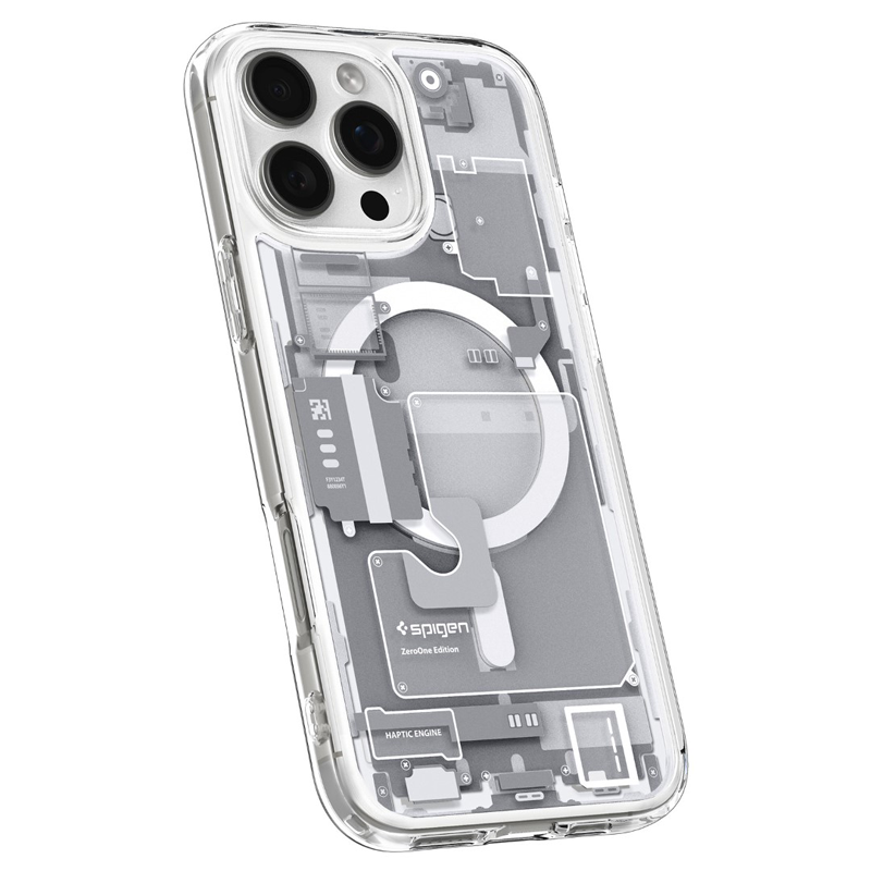 Ốp lưng Spigen iPhone 16 Pro Max Ultra Hybrid MagFit Zero One White