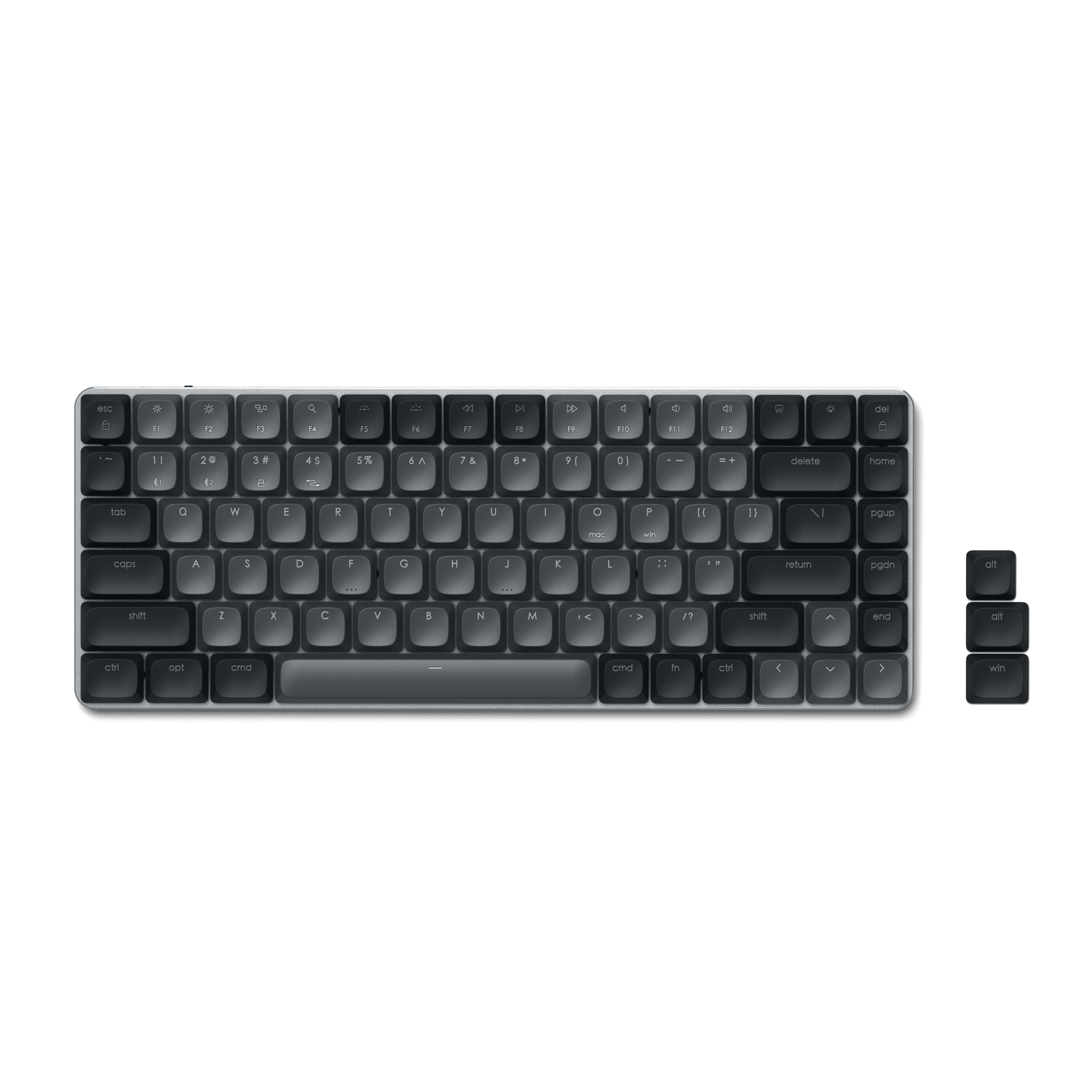 Bàn phím Bluetooth Satechi SM1 Slim Mechanical Backlit Chính hãng - Black
