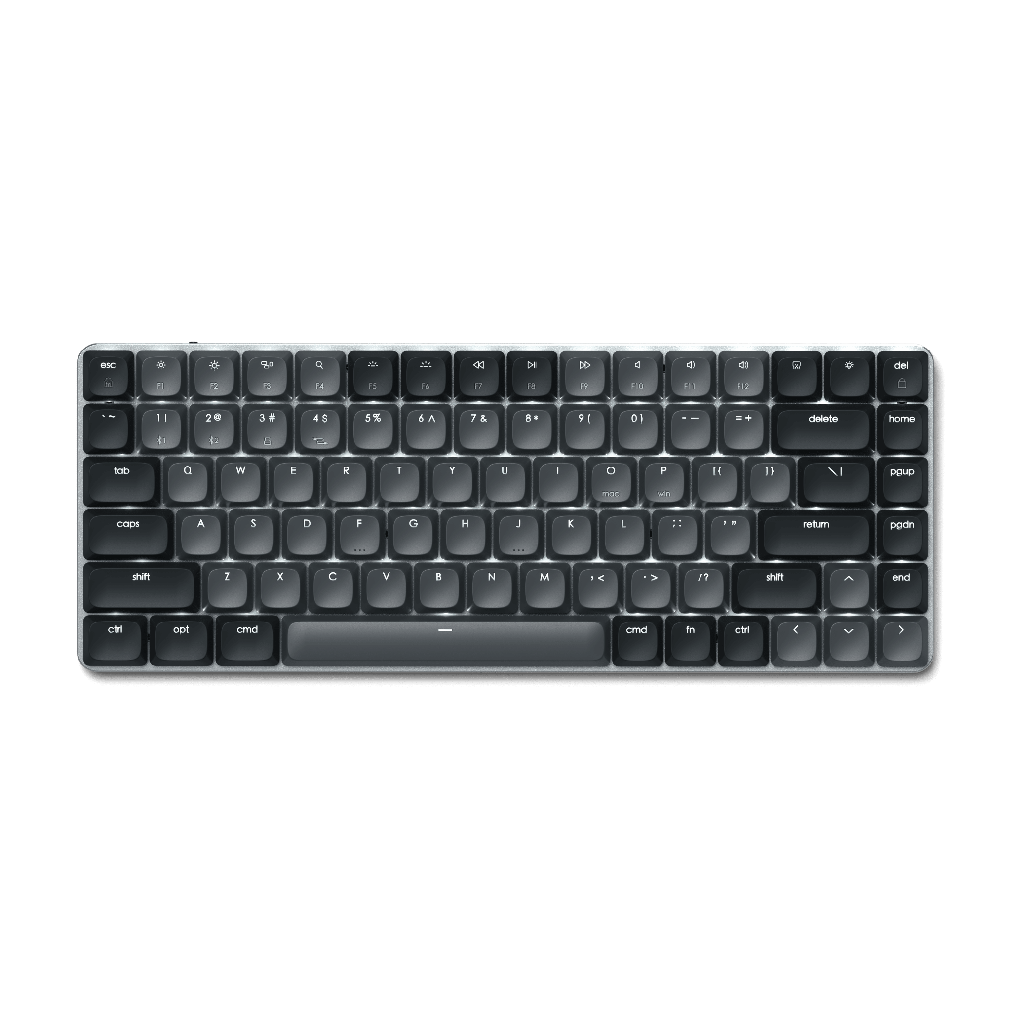 Bàn phím Bluetooth Satechi SM1 Slim Mechanical Backlit Chính hãng - Black