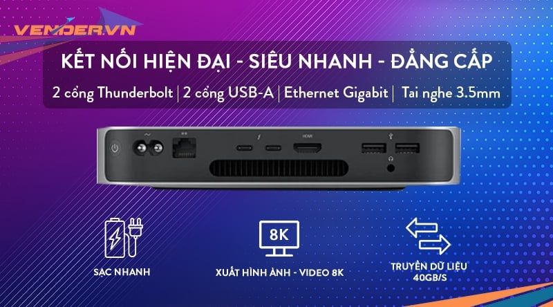 Mac Mini Late 2020 - M1 / Option 16GB / 1TB - Hàng chính hãng - Z12P000HM