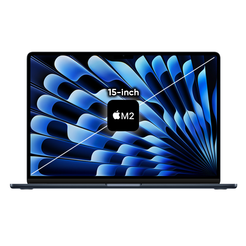 MacBook Air M2 15.3 inch 2023 màu Midnight 8 CPU / 10 GPU / 16GB RAM / 512GB / 70W - Chính hãng VN