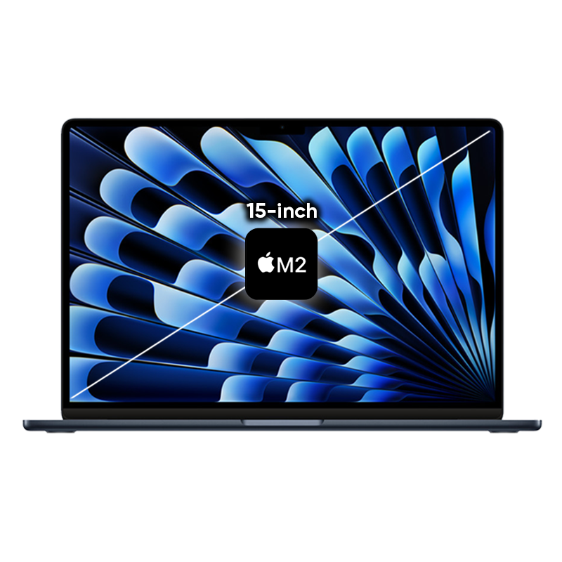 MacBook Air M2 15.3 inch 2023 màu Midnight 8 CPU / 10 GPU / 8GB RAM / 512GB - Chính hãng VN