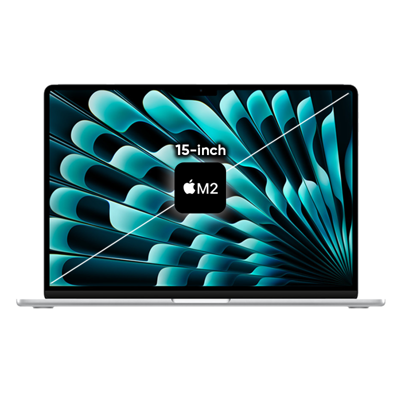 MacBook Air M2 15.3 inch 2023 màu Silver 8 CPU / 10 GPU / 16GB RAM / 512GB / 70W - Chính hãng VN