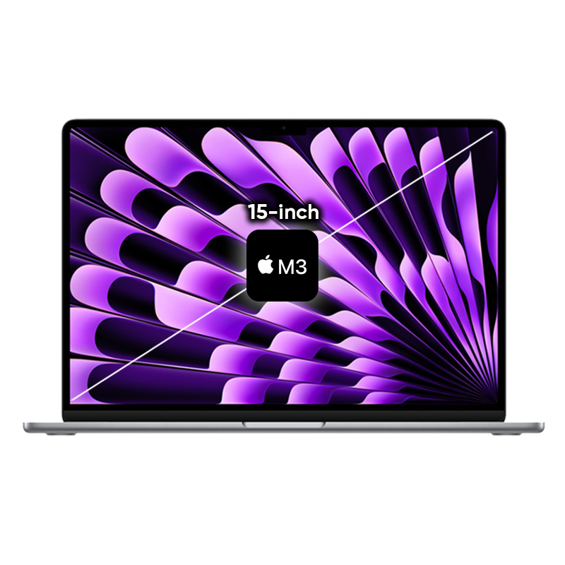 MacBook Air M3 15 inch 2024 màu Gray 8 CPU / 10 GPU / 8GB RAM / 512GB - Chính hãng VN