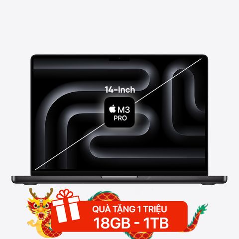 MacBook Pro 14 inch M3 Pro 12 CPU / 18 GPU / 18GB RAM / 1TB - Chính hãng VN