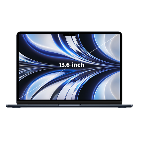 MacBook Air M2 13.6-inch 2022 màu Midnight 8-Core CPU / 10-Core GPU / 16GB RAM / 256GB - Hàng chính hãng