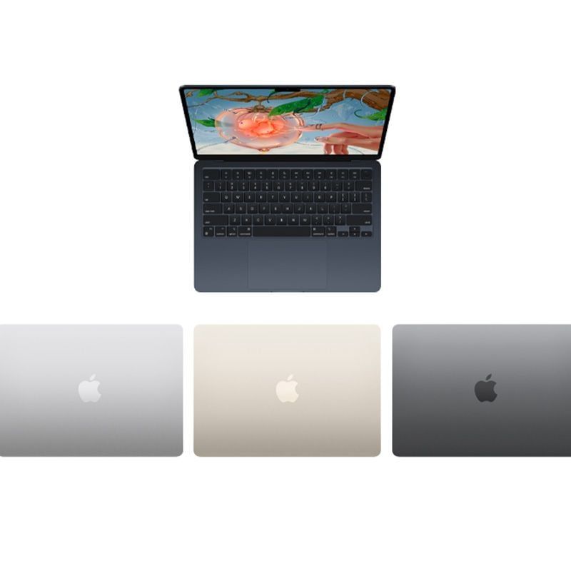 MacBook Air M2 13.6-inch 2022 màu Midnight 8-Core CPU / 10-Core GPU / 24GB RAM / 1TB - Hàng chính hãng