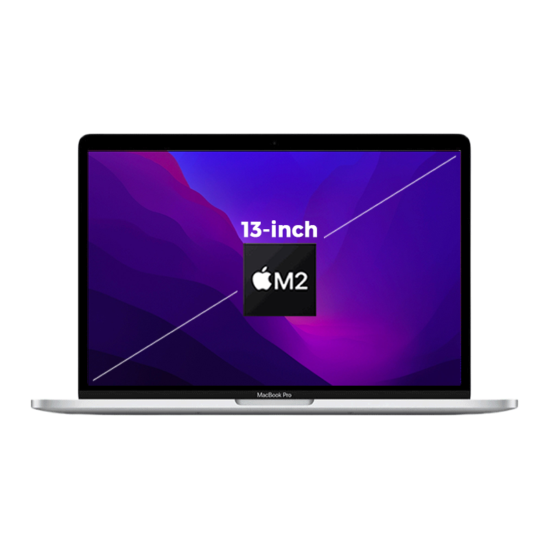  MacBook Pro 13 inch M2 màu Silver 8-Core CPU / 10-Core GPU / 16GB RAM / 512GB - Hàng chính hãng 