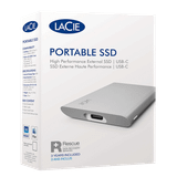  Ổ Cứng Di Động LaCie Portable SSD 2TB USB-C + Rescue - STKS2000400 