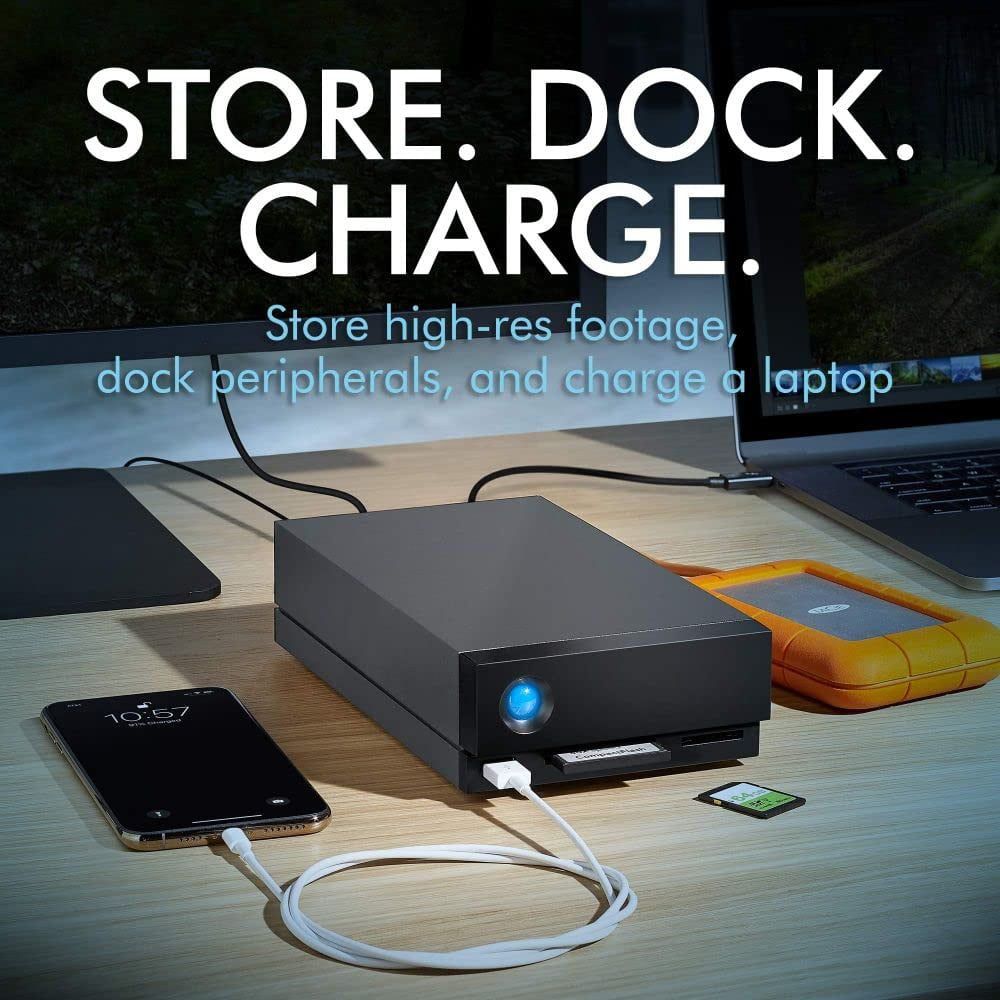 Ổ Cứng Chuyên dụng HDD LaCie 1big Dock Thunderbolt 3 Rescue - 20TB - STHS20000800