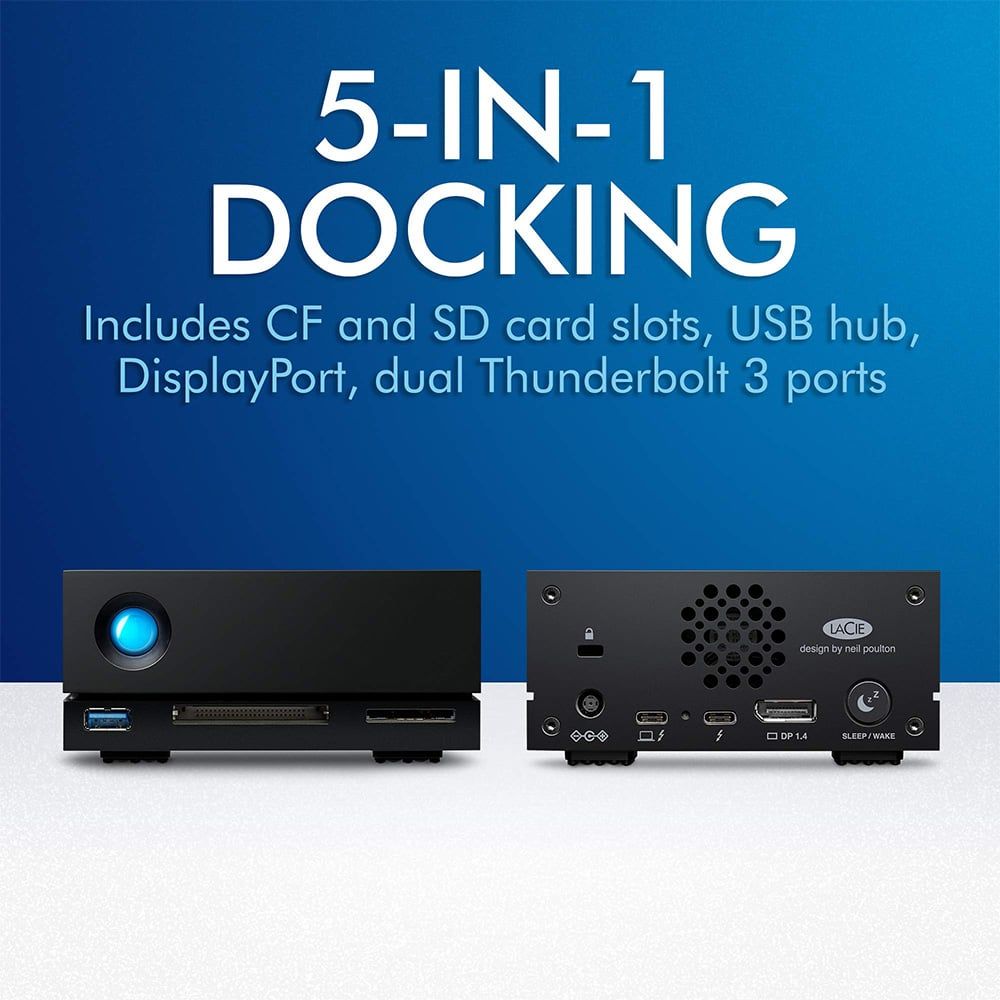 Ổ Cứng Chuyên dụng HDD LaCie 1big Dock Thunderbolt 3 Rescue - 20TB - STHS20000800