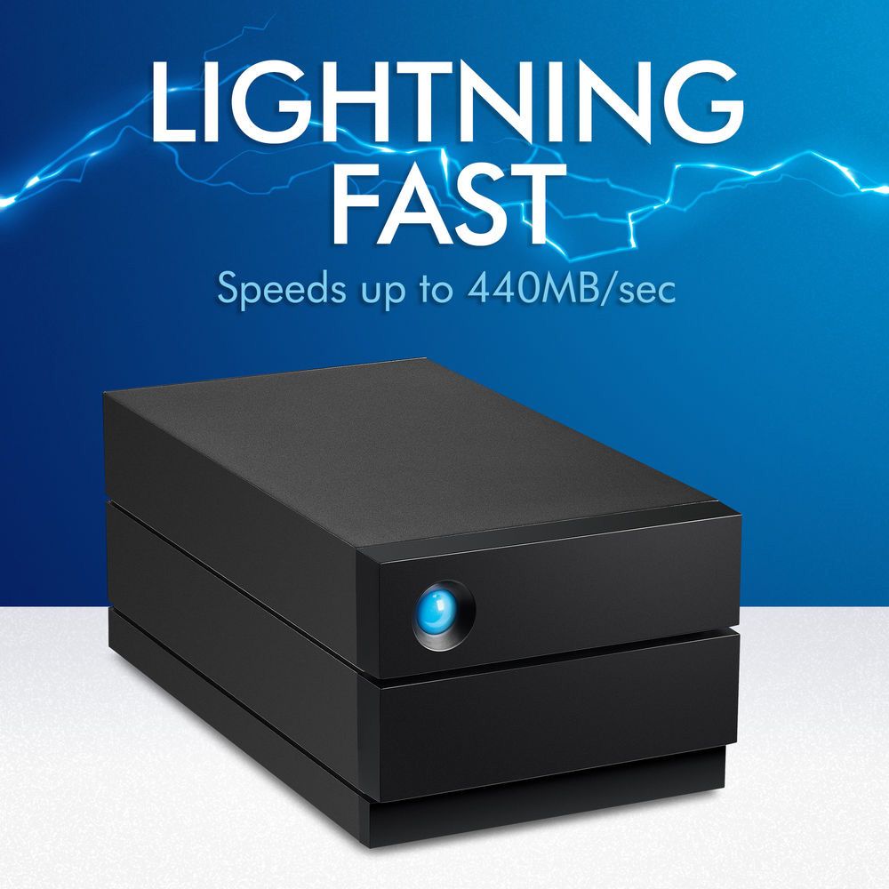 Ổ Cứng Chuyên dụng LaCie 2big (RAID) USB-C + SRS - 8TB - STHJ8000800