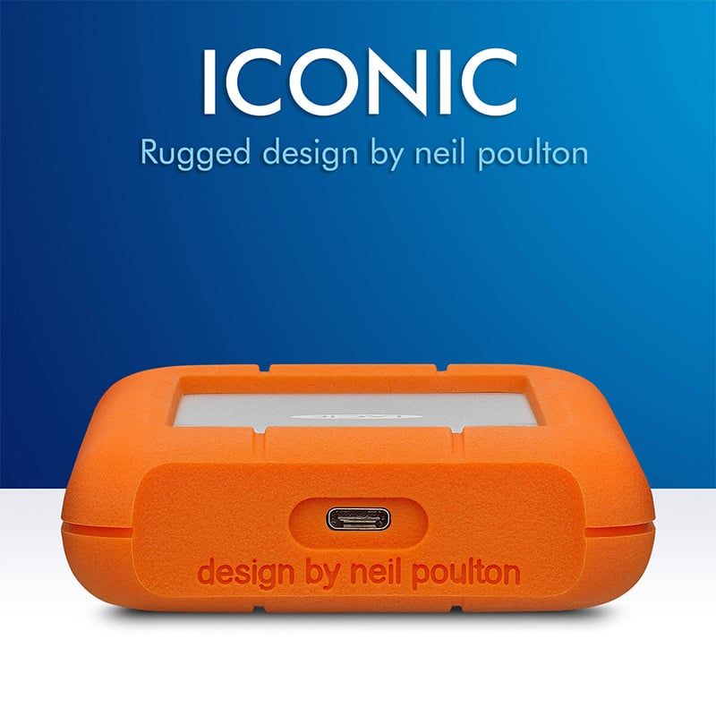 Ổ Cứng Di Động Chống Sốc HDD LaCie Rugged USB-C Rescue - 2TB - STFR2000800