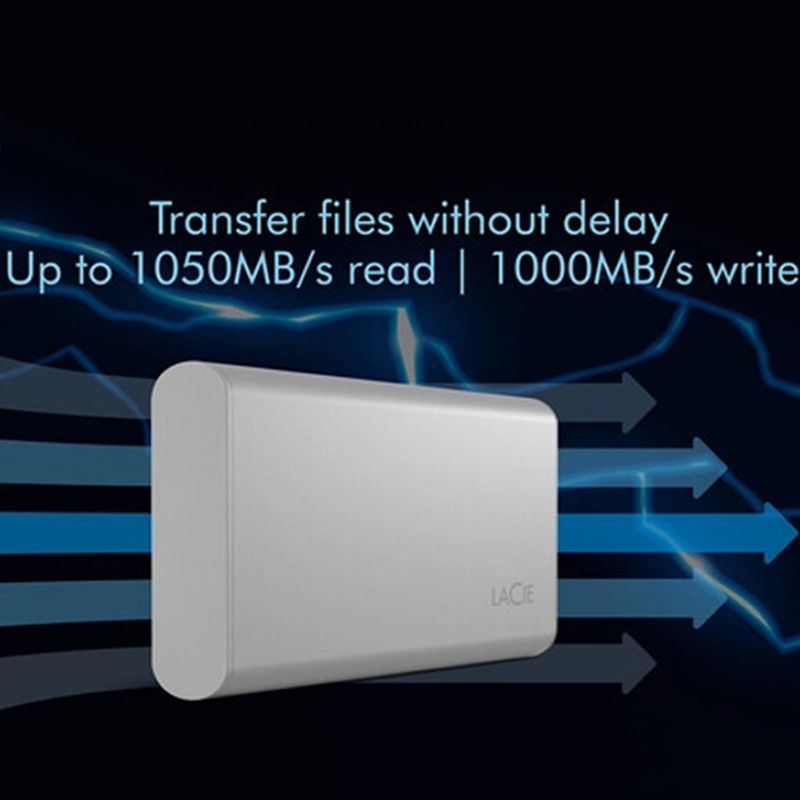 Ổ Cứng Di Động SSD LaCie Portable USB-C Rescue - 500GB - STKS500400