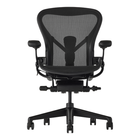 Ghế công thái học Ergonomic Herman Miller Aeron - Khung hợp kim / Chân hợp kim