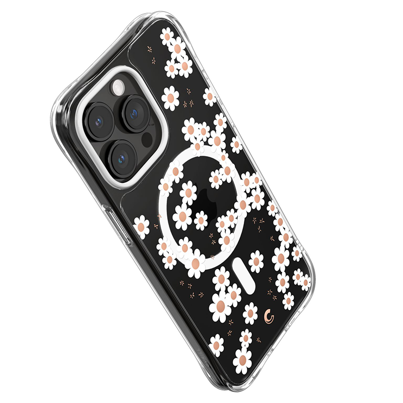 Ốp lưng Spigen iPhone 15 Pro Max Cyrill Cecile Daisy White Magfit