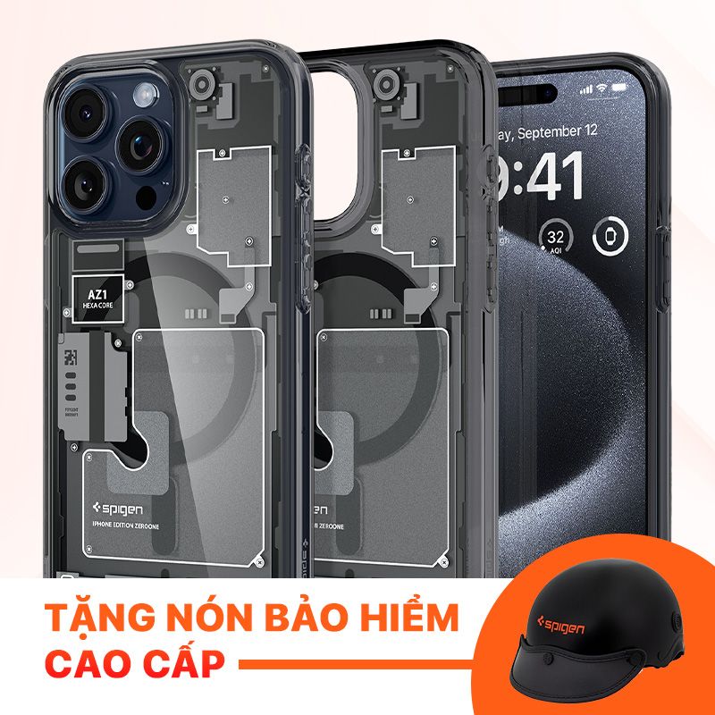 Ốp lưng Spigen iPhone 15 Pro Max Ultra Hybrid Zero One MagFit