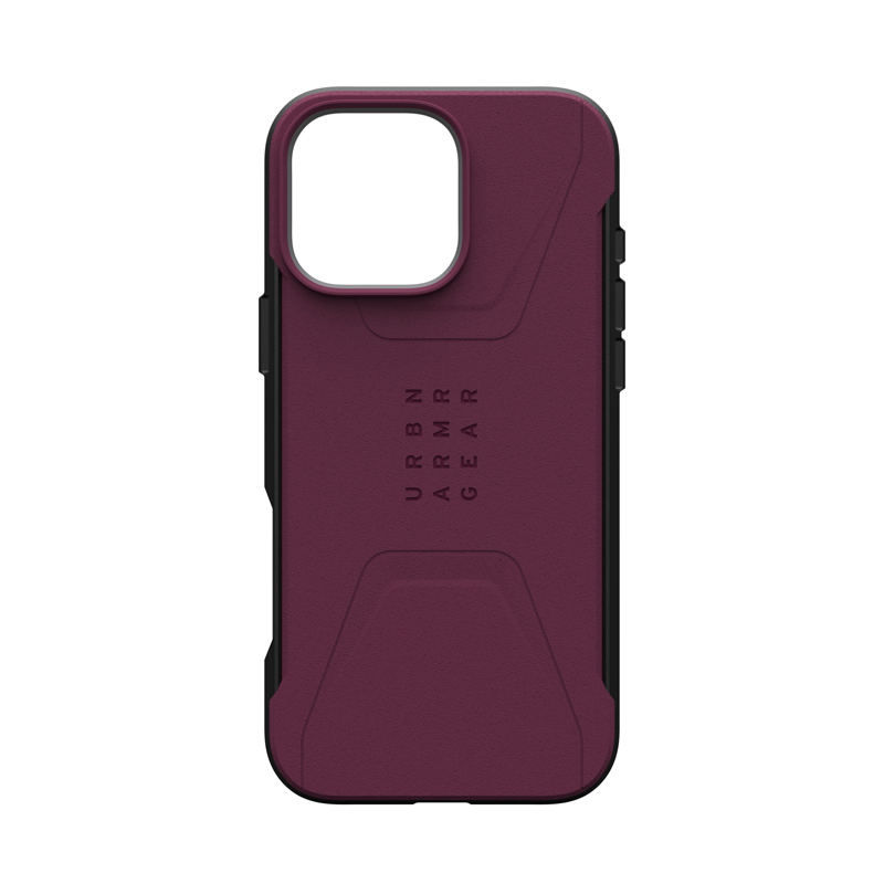 Ốp lưng iPhone 16 Pro Max UAG Civilian Magsafe - Bordeaux