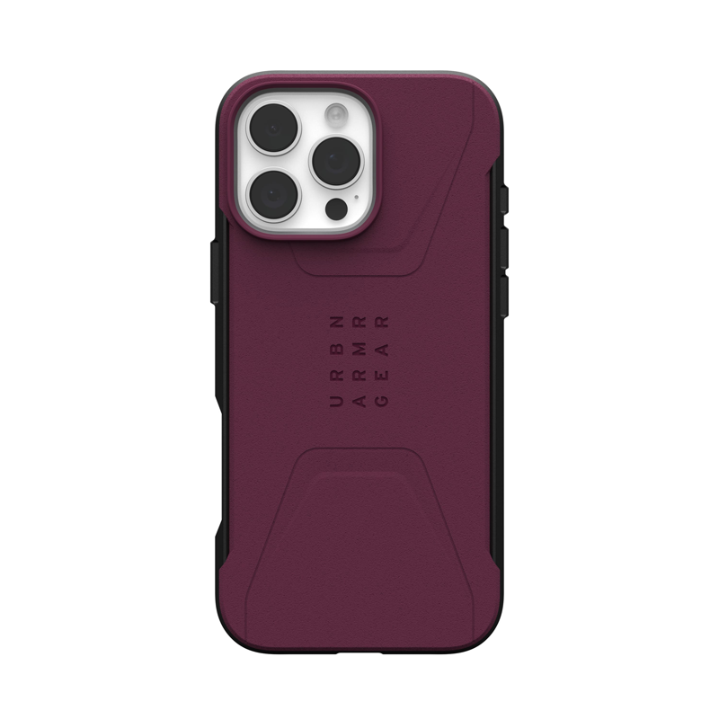 Ốp lưng iPhone 16 Pro Max UAG Civilian Magsafe - Bordeaux