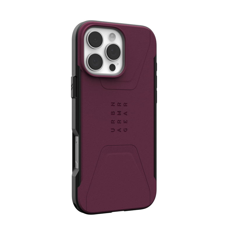 Ốp lưng iPhone 16 Pro Max UAG Civilian Magsafe - Bordeaux