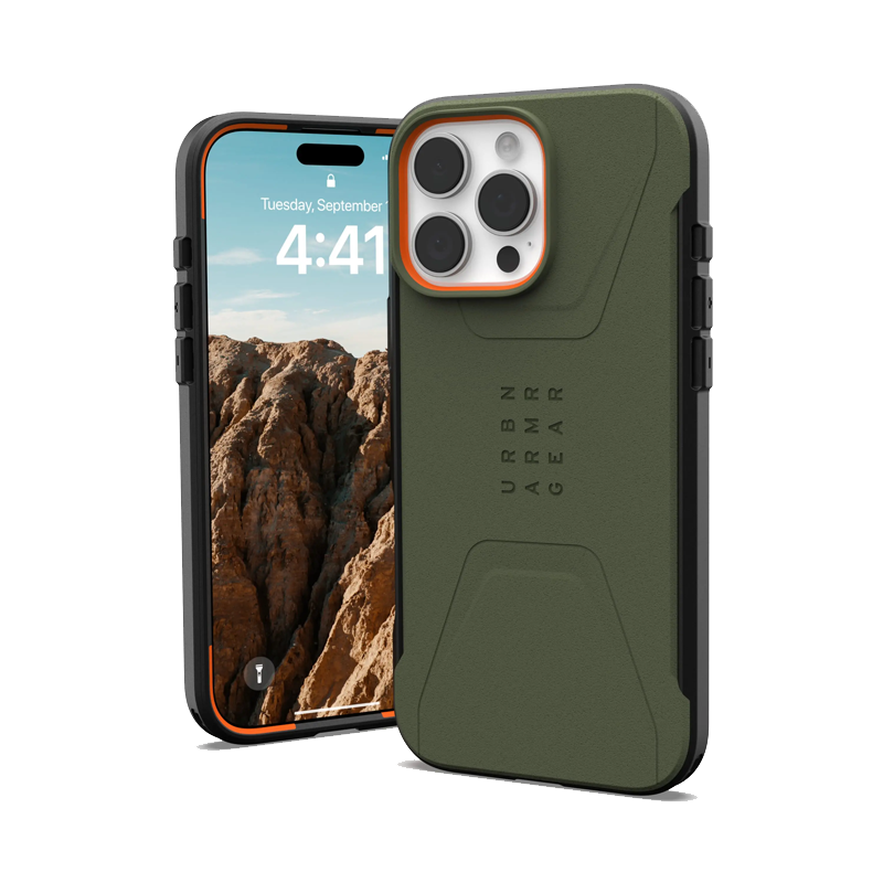 Ốp lưng iPhone 16 Pro Max UAG Civilian Magsafe - Olive Drab