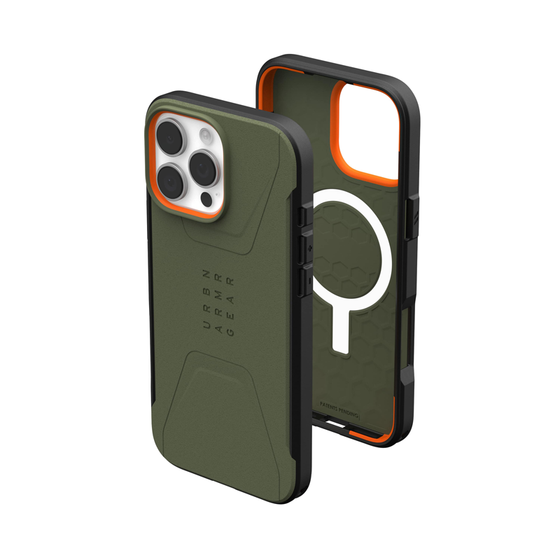 Ốp lưng iPhone 16 Pro Max UAG Civilian Magsafe - Olive Drab