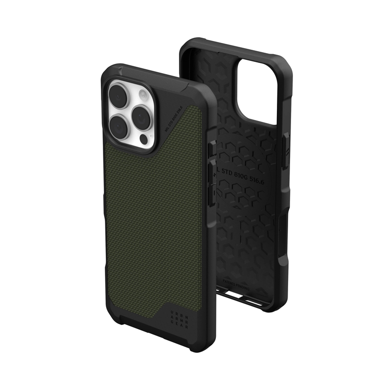 Ốp lưng iPhone 16 Pro Max UAG Metropolis LT Magsafe - Kevlar Olive