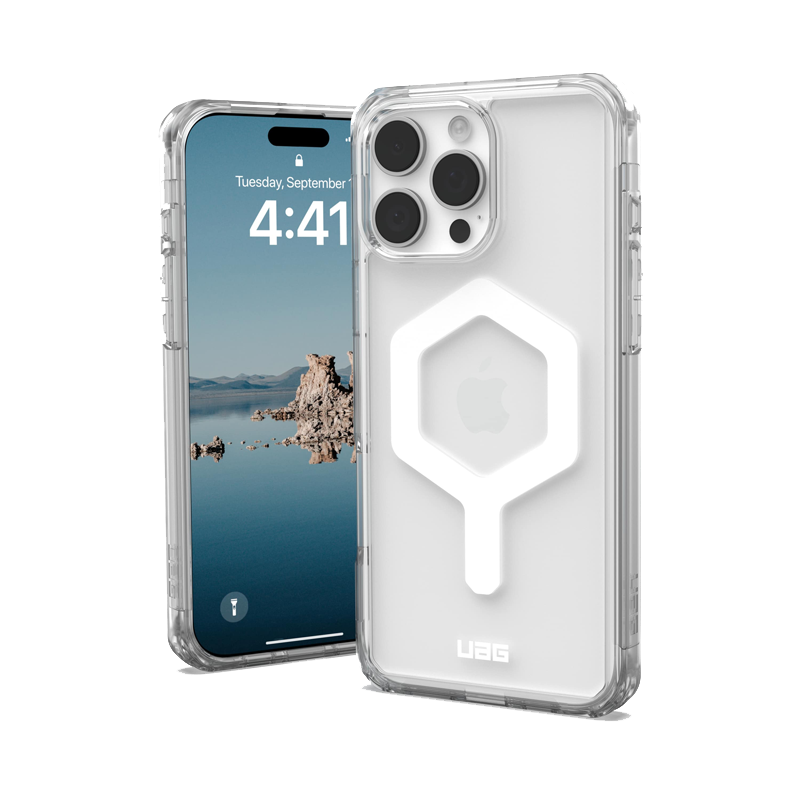 Ốp lưng iPhone 16 Pro Max UAG Plyo Magsafe - Ice/White