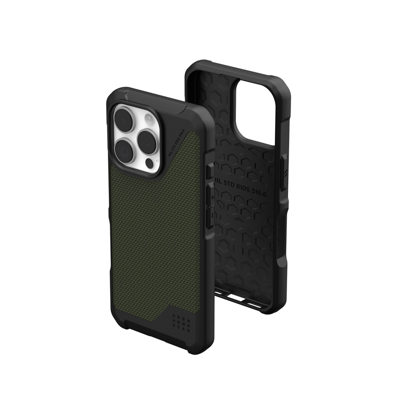 Ốp lưng iPhone 16 Pro UAG Metropolis LT Magsafe - Kevlar Olive