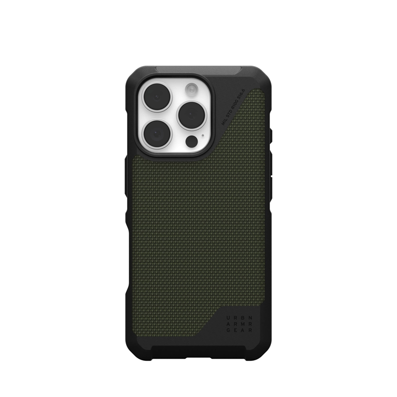 Ốp lưng iPhone 16 Pro UAG Metropolis LT Magsafe - Kevlar Olive