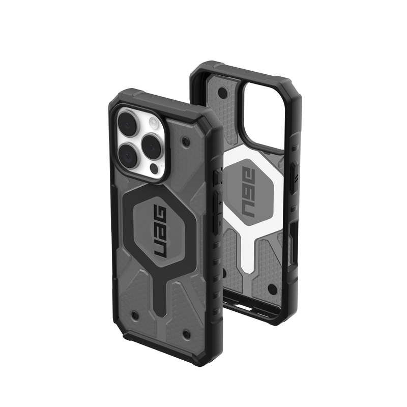 Ốp lưng iPhone 16 Pro UAG Pathfinder Clear Magsafe - Ash
