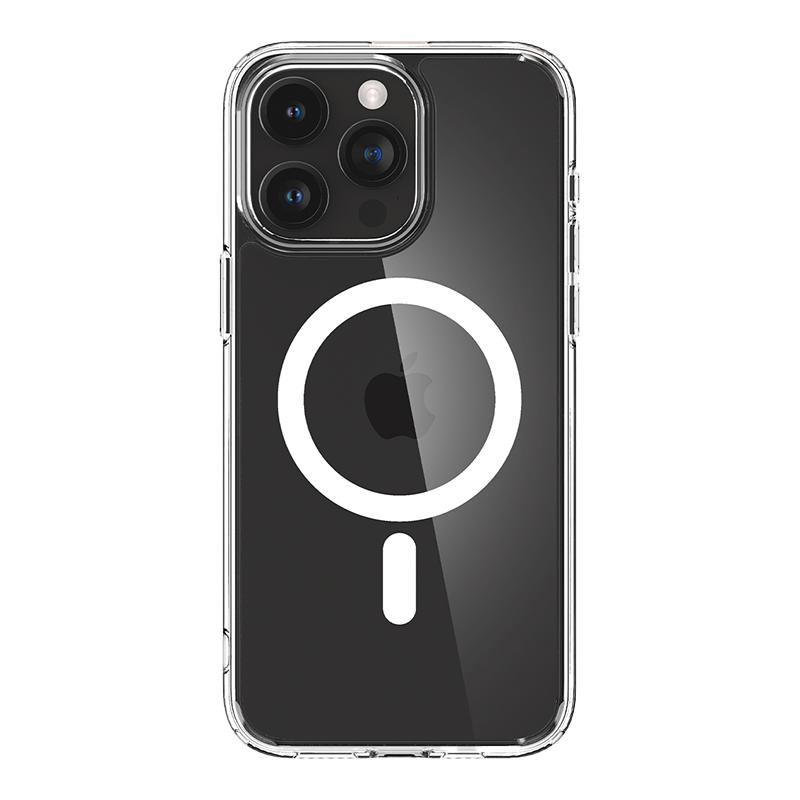 Ốp lưng Spigen iPhone 15 Pro Crystal Hybrid Magfit White