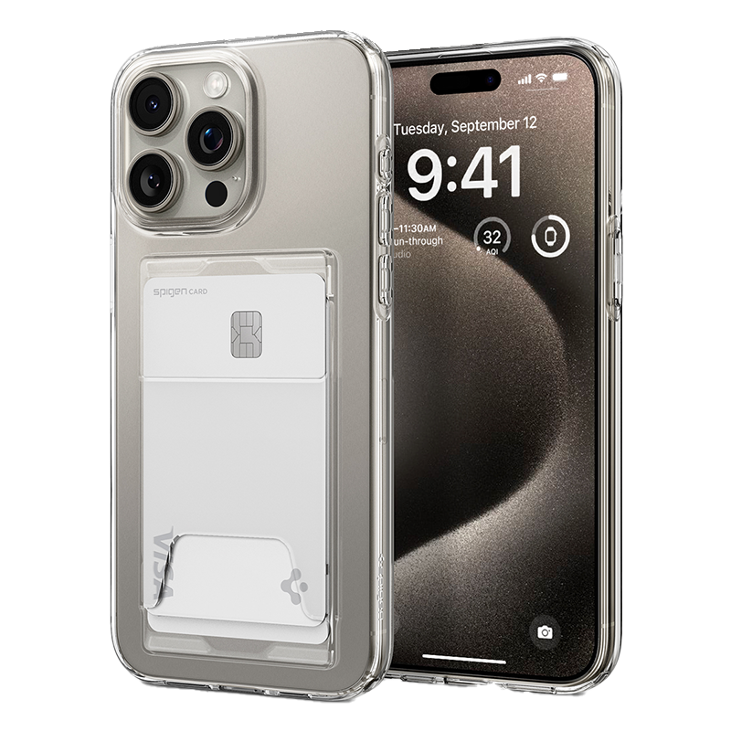 Ốp lưng Spigen iPhone 15 Pro Max Crystal Slot