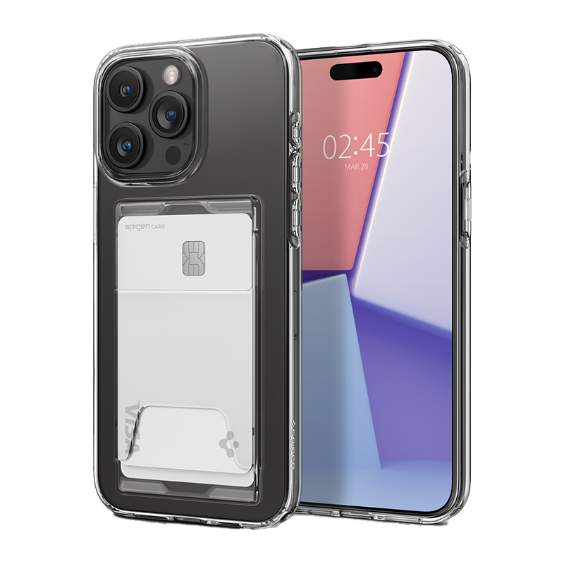 Ốp lưng Spigen iPhone 15 Pro Max Crystal Slot