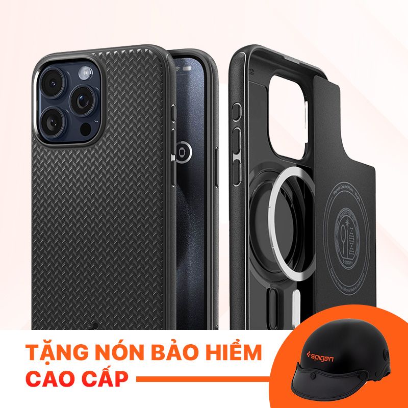Ốp lưng Spigen iPhone 15 Pro Mag Armor MagFit