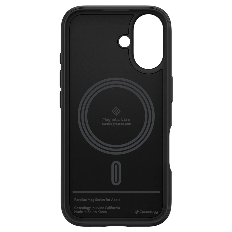 Ốp lưng Spigen iPhone 16 Parallax Mag Matte Black
