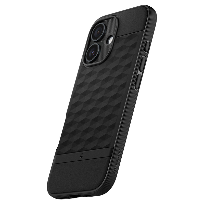Ốp lưng Spigen iPhone 16 Parallax Mag Matte Black