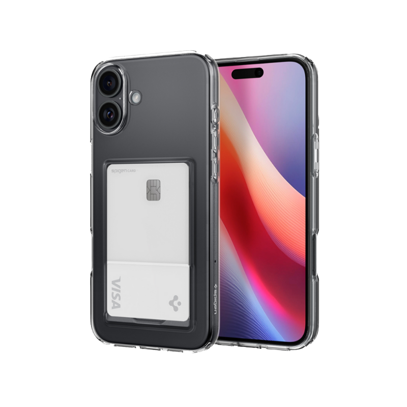 Ốp lưng Spigen iPhone 16 Plus Crystal Slot Crystal Clear