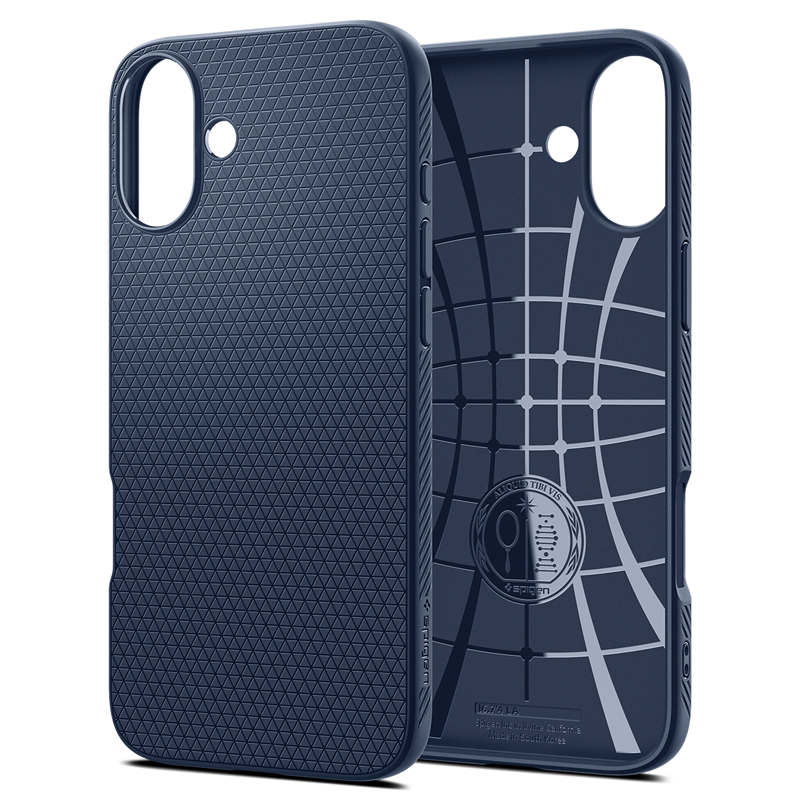 Ốp lưng Spigen iPhone 16 Plus Liquid Air Matte Black