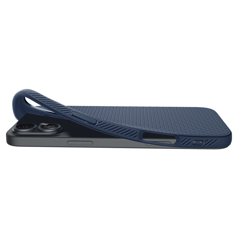 Ốp lưng Spigen iPhone 16 Plus Liquid Air Matte Black