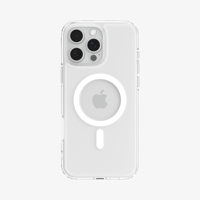 Ốp lưng Spigen iPhone 16 Pro Crystal Hybrid MagFit White
