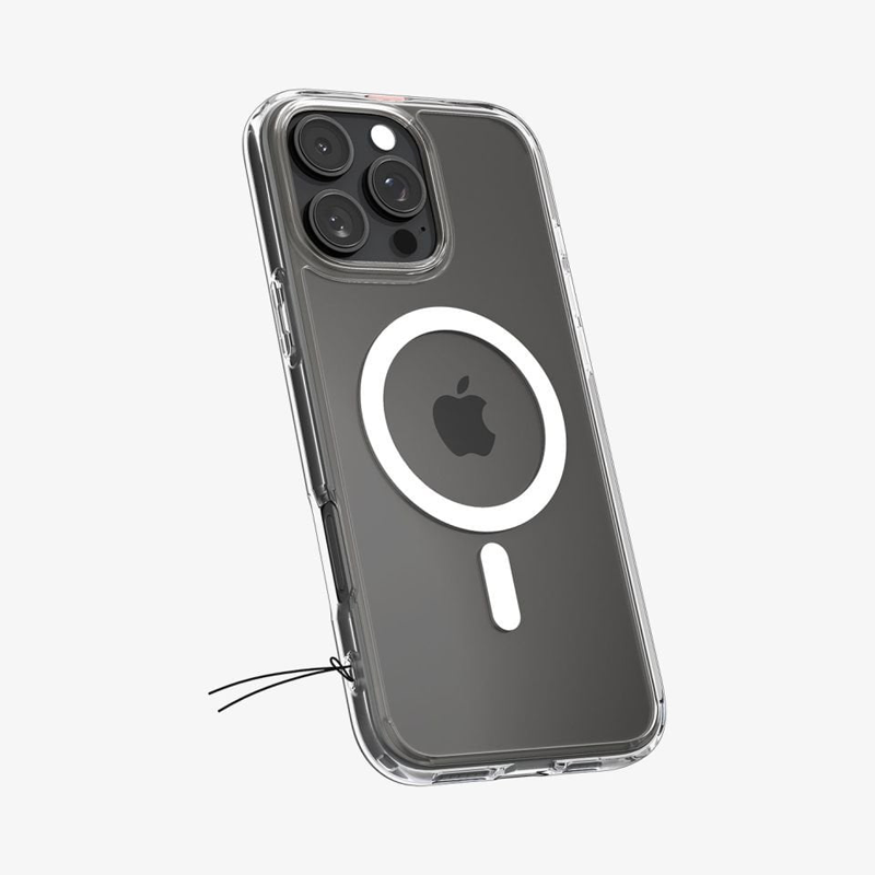 Ốp lưng Spigen iPhone 16 Pro Crystal Hybrid MagFit White