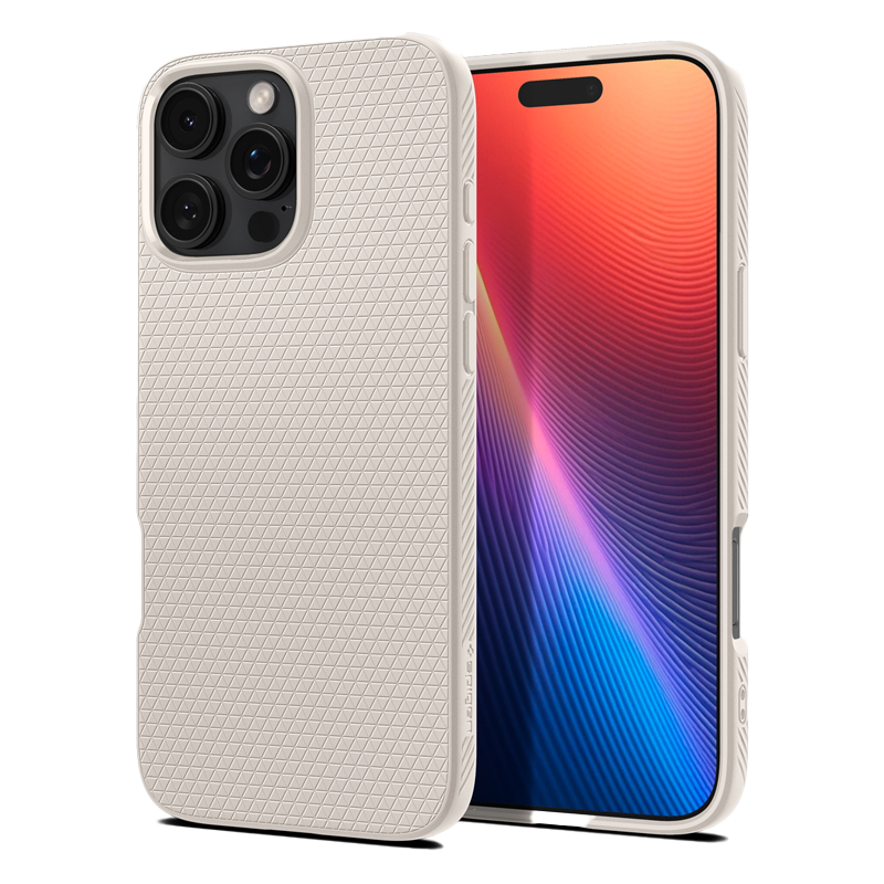 Ốp lưng Spigen iPhone 16 Pro Liquid Air Natural Titanium