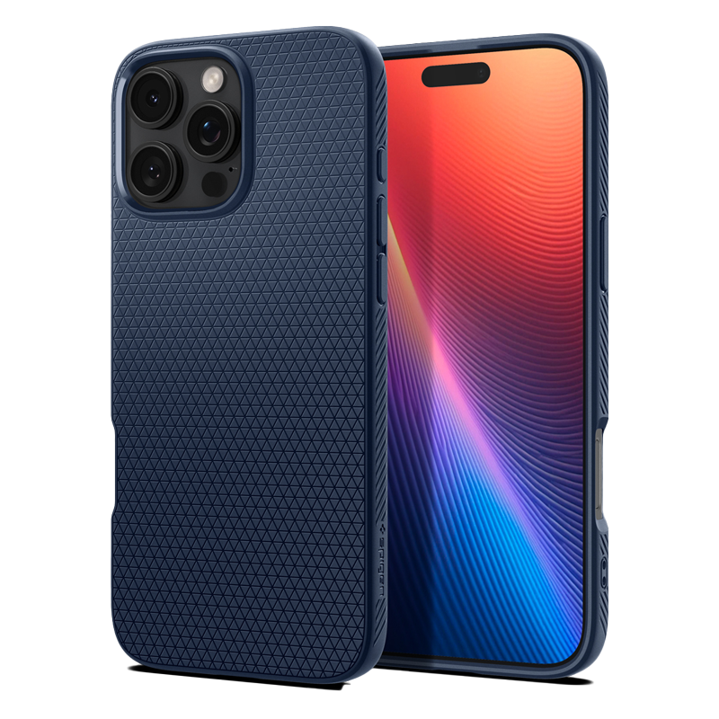 Ốp lưng Spigen iPhone 16 Pro Liquid Air Navy Blue