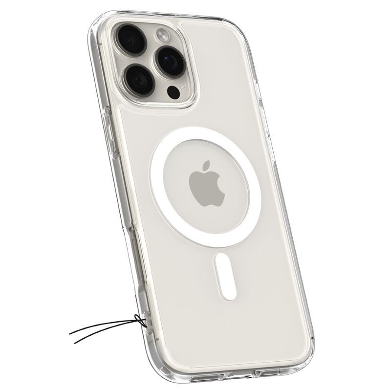 Ốp lưng Spigen iPhone 16 Pro Max Crystal Hybrid MagFit White